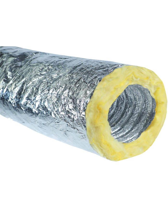 Gaine souple Aluminium - Phonique M0/M1- ép.50mm - 1 x 10 m