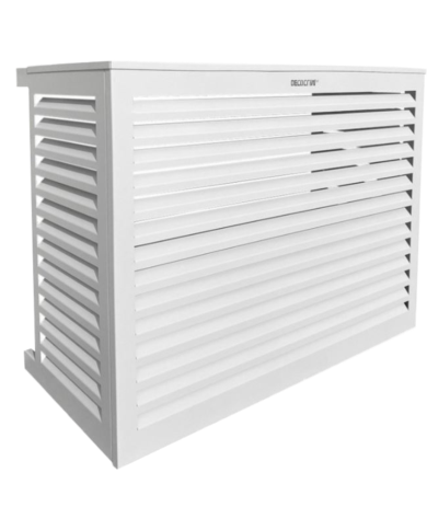 Face DOS pour cache-clim Alu Blanc 9010