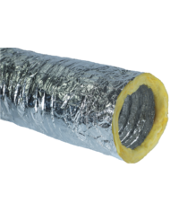 Gaine souple Aluminium - Phonique Classée M0/M1 Ø 254 mm- 1 x 10 m