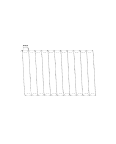 Gaine souple Alu à pas réduit Isolée - Jaquette PVC